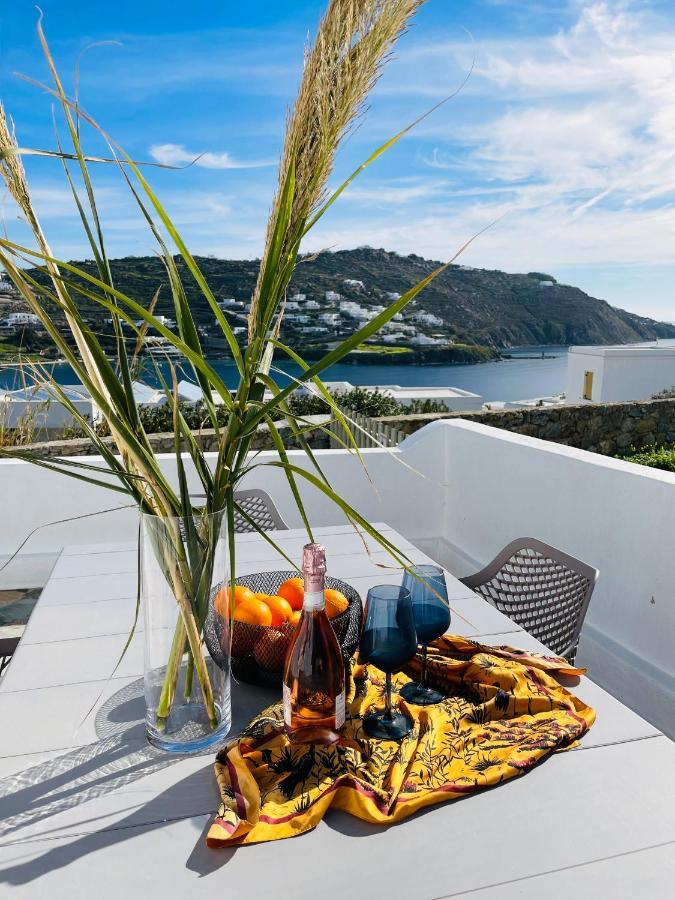 Modern Cycladic Sea View House Villa Ornósz Kültér fotó